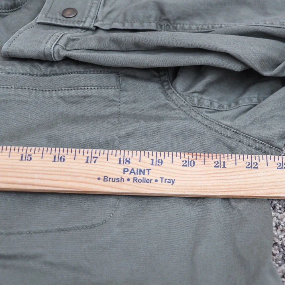 L.L.Bean Utility Chore Jacket Dusty Olive XL Petite Zip Front Pockets‎ Casual - Picture 6 of 11